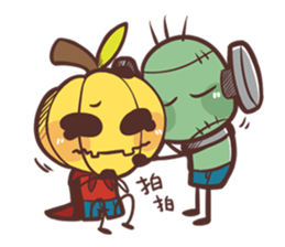 pumpkinman sticker #10550208