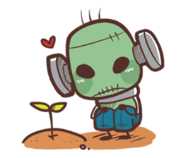 pumpkinman sticker #10550211