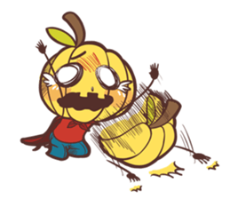 pumpkinman sticker #10550216