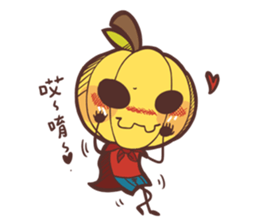 pumpkinman sticker #10550219