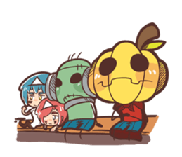 pumpkinman sticker #10550230