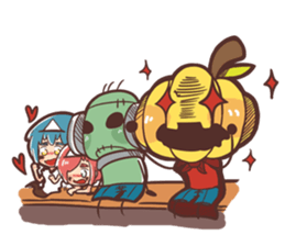 pumpkinman sticker #10550231