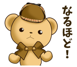 Teddy Bear DETECTIVE sticker #10550411