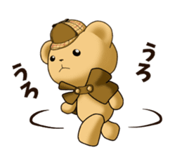 Teddy Bear DETECTIVE sticker #10550420