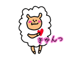 Sheep and panda sticker #10550440