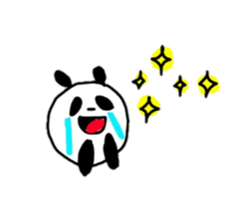 Sheep and panda sticker #10550456