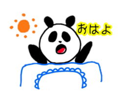 Sheep and panda sticker #10550464