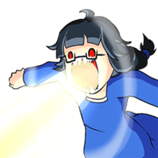 Little witch girl sticker #10550509