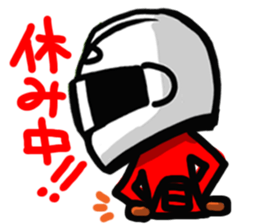 Motorcycle rider sticker #10553213