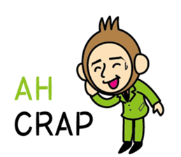 COOL MONKEY(English ver.) sticker #10553824