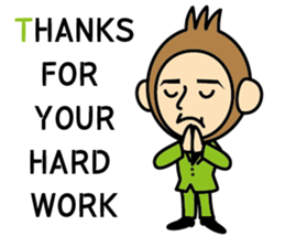 COOL MONKEY(English ver.) sticker #10553830