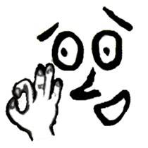 Face X Hand - Not the one you thinking! sticker #10553836