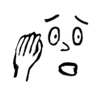 Face X Hand - Not the one you thinking! sticker #10553851