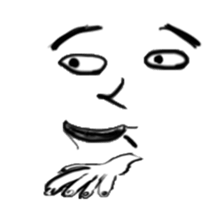 Face X Hand - Not the one you thinking! sticker #10553857