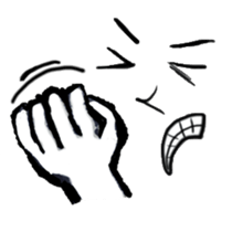 Face X Hand - Not the one you thinking! sticker #10553860