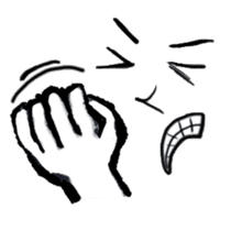 Face X Hand - Not the one you thinking! sticker #10553860
