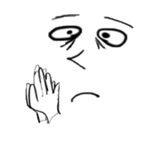Face X Hand - Not the one you thinking! sticker #10553862