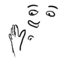 Face X Hand - Not the one you thinking! sticker #10553866