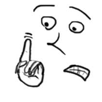 Face X Hand - Not the one you thinking! sticker #10553867