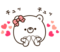 Own pace Lovely bear sticker #10554074