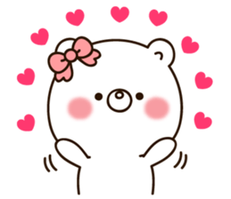 Own pace Lovely bear sticker #10554075