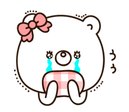 Own pace Lovely bear sticker #10554076