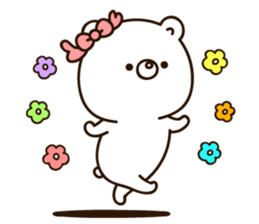 Own pace Lovely bear sticker #10554079