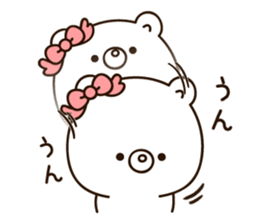 Own pace Lovely bear sticker #10554080