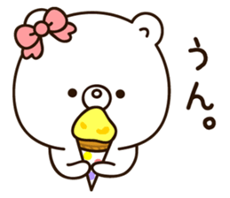 Own pace Lovely bear sticker #10554081