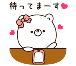 Own pace Lovely bear sticker #10554092