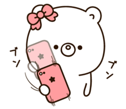 Own pace Lovely bear sticker #10554094