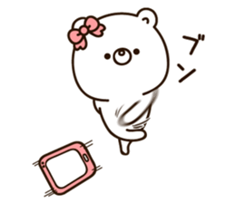 Own pace Lovely bear sticker #10554095