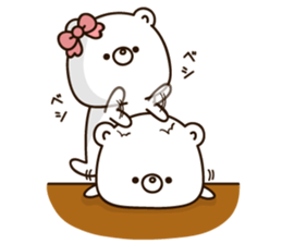 Own pace Lovely bear sticker #10554096