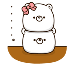 Own pace Lovely bear sticker #10554097