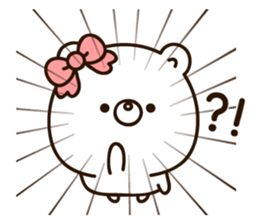 Own pace Lovely bear sticker #10554099