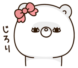 Own pace Lovely bear sticker #10554102