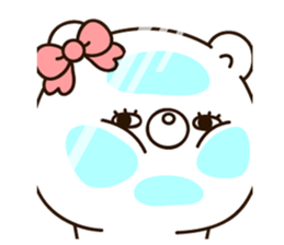 Own pace Lovely bear sticker #10554103