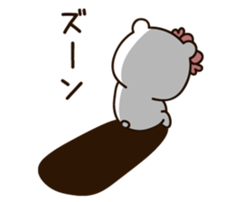 Own pace Lovely bear sticker #10554109