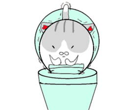 Daily life conversation of sabatora sticker #10554276