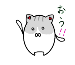 Daily life conversation of sabatora sticker #10554278