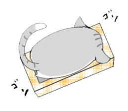 Daily life conversation of sabatora sticker #10554290