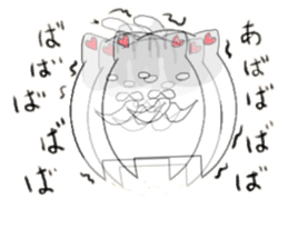 Daily life conversation of sabatora sticker #10554299