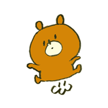 Body language bear sticker #10554472
