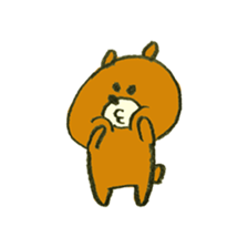 Body language bear sticker #10554473