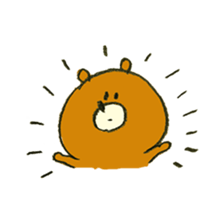 Body language bear sticker #10554474