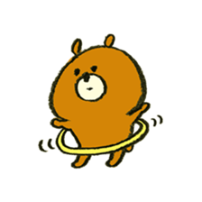 Body language bear sticker #10554476