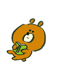 Body language bear sticker #10554478