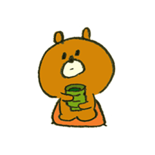 Body language bear sticker #10554480
