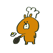 Body language bear sticker #10554482