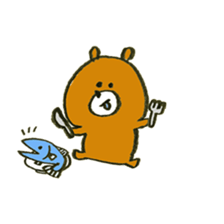 Body language bear sticker #10554483